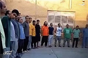 ببینید | تصاویر بی‌سابقه از زندان تهران بزرگ و اعتراض زندانیان سیاسی به اعدام با همخوانی سرود «ای ایران»