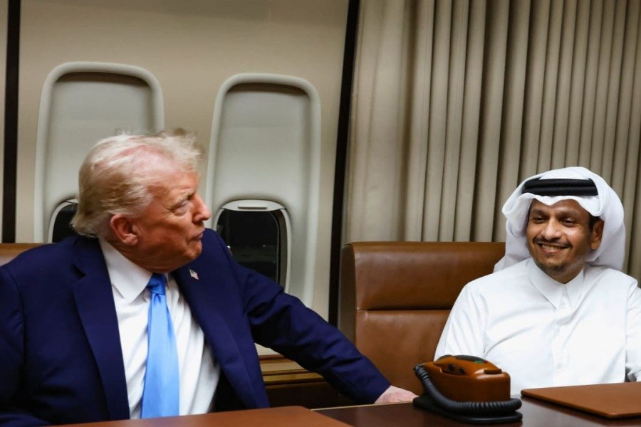 تصویر نخست‌وزیر قطر: در تلاشیم مذاکرات ایران و آمریکا از سر گرفته شود