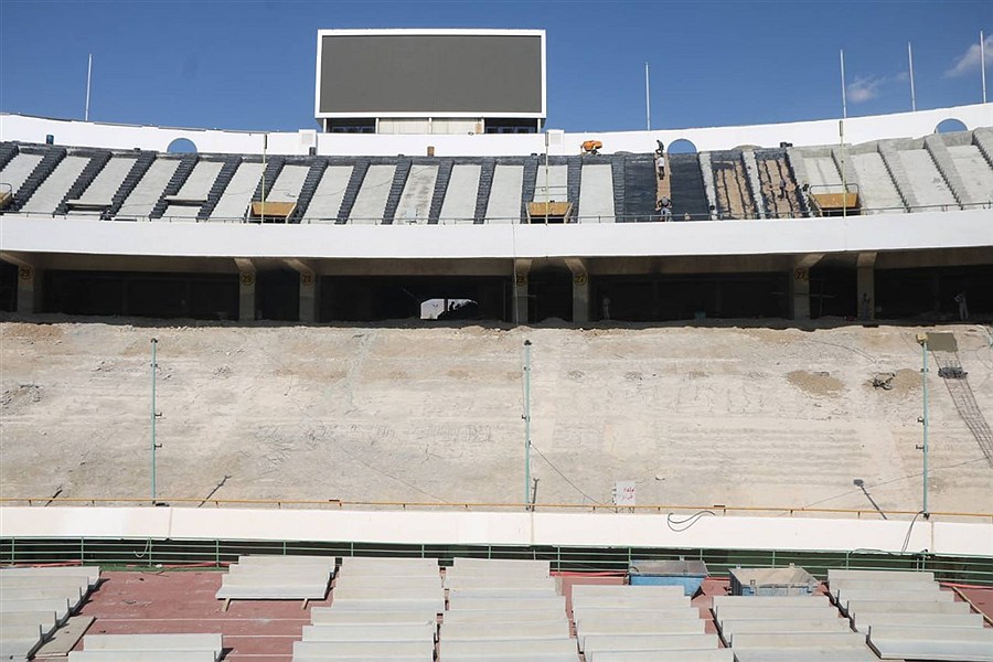 تصویر ۱۷۰ میلیارد تومان از بودجه بازسازی استادیوم آزادی به طلبکاران قدیمی رسید