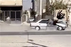 ببینید | زیر گرفتن هولناک ۴ نفر با پژو ۴۰۵ در مشهد