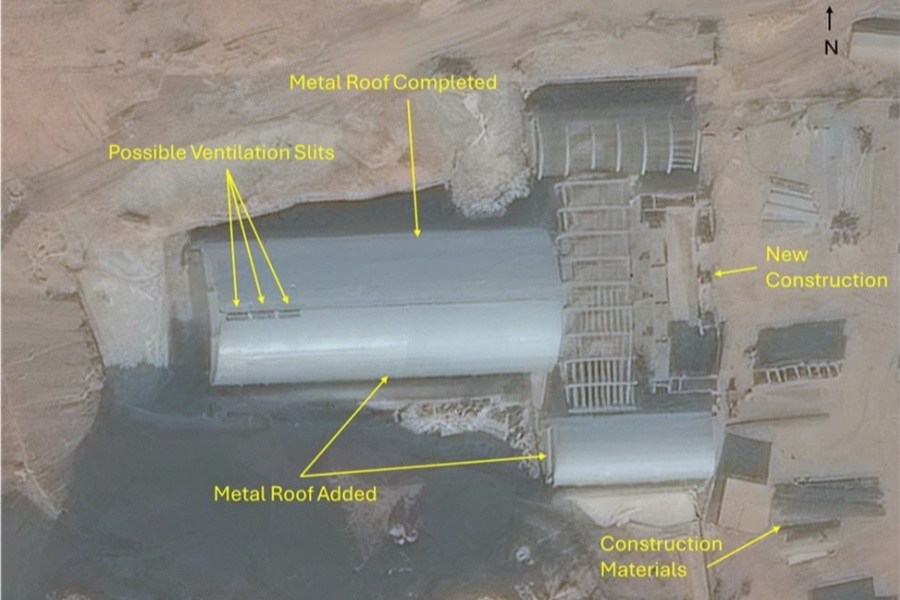 تصویر جمهوری اسلامی به دنبال نصب «محفظه مواد منفجره» در تاسیسات بمباران‌شده طالقان ۲