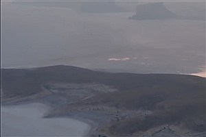 ببینید | وضعیت دریاچه ارومیه ۳۰ آبان ۱۴۰۴؛ باران بارید، پر آب و زنده نشد، هوا هم به شدت آلوده است