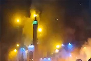 ببینید | مسجد میدان کاج تهران، دو پایگاه بسیج و خودروهای سرکوب در آتش خشم معترضان سوخت