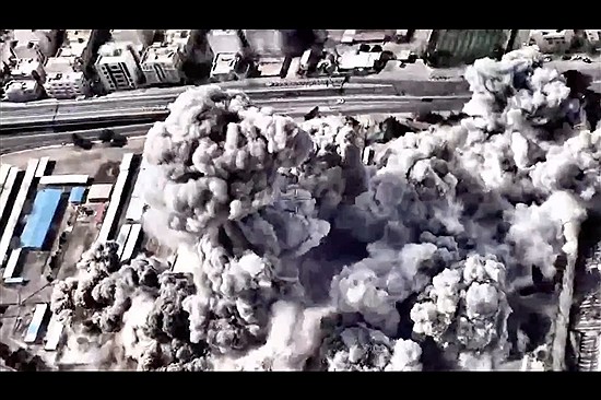 ارتش اسرائیل منتشر کرد؛ تصاویر هوایی از انهدام یک مقر فرماندهی سپاه پاسداران در خیابان سئول در تهران