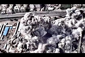 ارتش اسرائیل منتشر کرد؛ تصاویر هوایی از انهدام یک مقر فرماندهی سپاه پاسداران در خیابان سئول در تهران